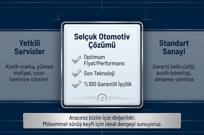 Yetkili Servis mi, Sanayi mi? İkisinin de En İyisi: Selçuk Otomotiv Çözümü