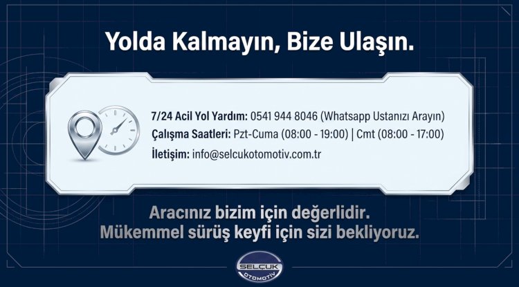 Yolda Kalmayın, Bize Ulaşın: 7/24 Acil Yol Yardım ve İletişim