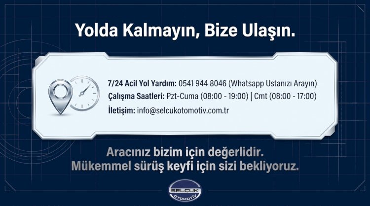 Yolda Kalmayın, Bize Ulaşın: 7/24 Acil Yol Yardım ve İletişim